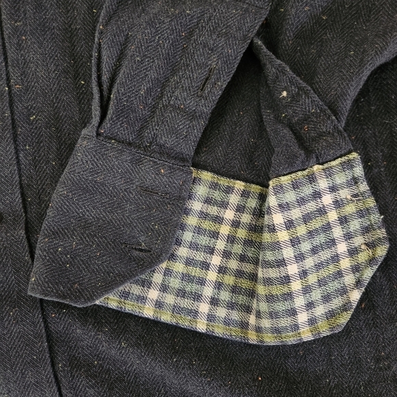 GEOFFREY BEENE men's button down long sleeve shirt gray 100% cotton XL - Picture 6 of 12